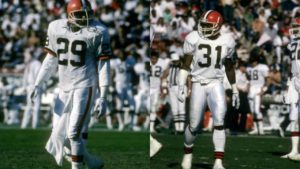 Hanford Dixon and Frank Minnifield
