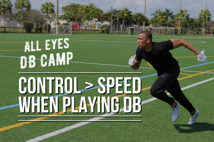 When It Comes to Making Plays Control > Speed