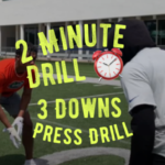 2 Minute Drill: 3 Down Press Drill